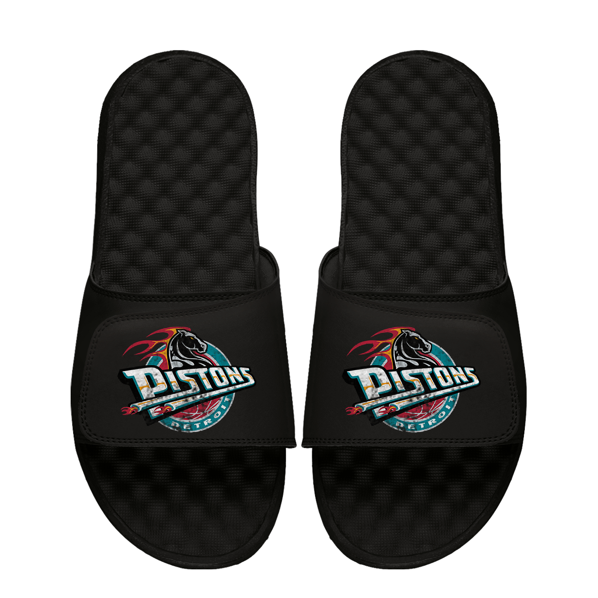 Detroit Pistons Hardwood Classics Distressed Logo 1