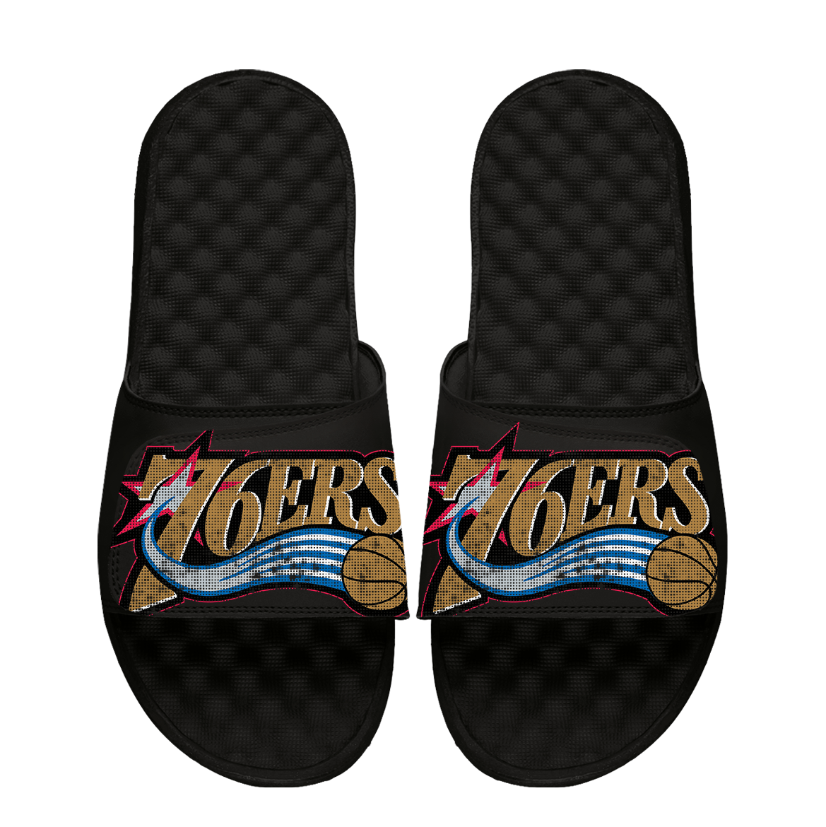 Philadelphis 76ers Hardwood Classics Distressed Logo 1
