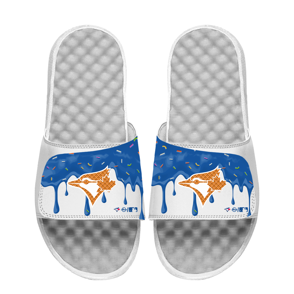 Toronto Blue Jays Ice Cream Drip Slide Sandals 1