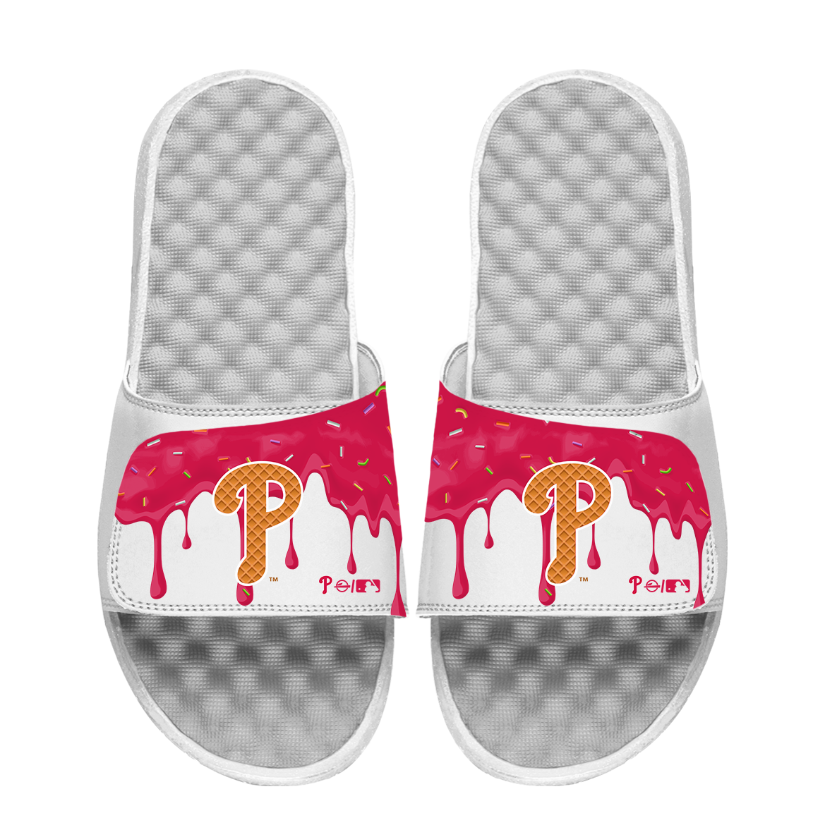 Philadelphia Phillies Ice Cream Drip Slide Sandals 1