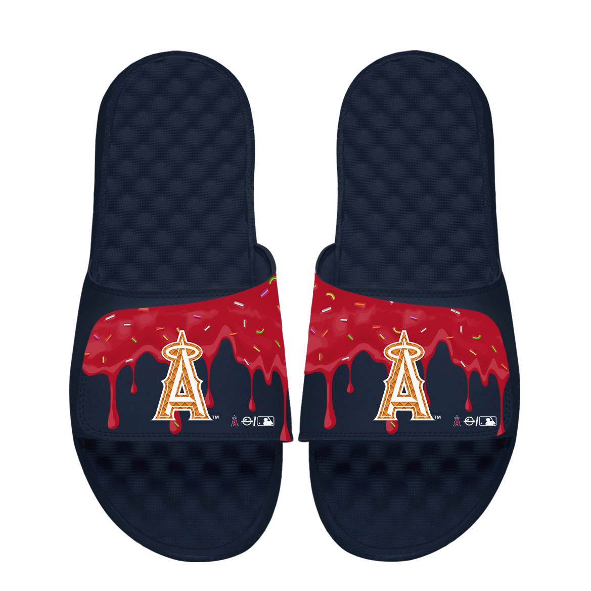 Los Angeles Angels Ice Cream Drip Slide Sandals