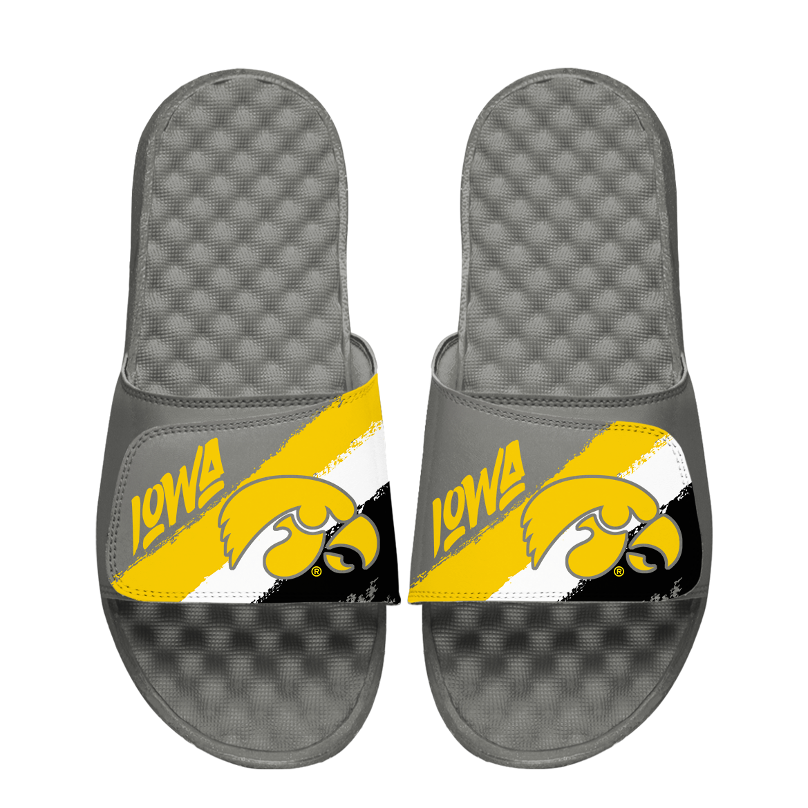 Iowa Hawkeyes Paint Stripes 1