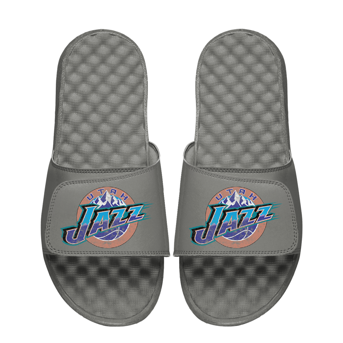 Utah Jazz Hardwood Classics Distressed Logo 1