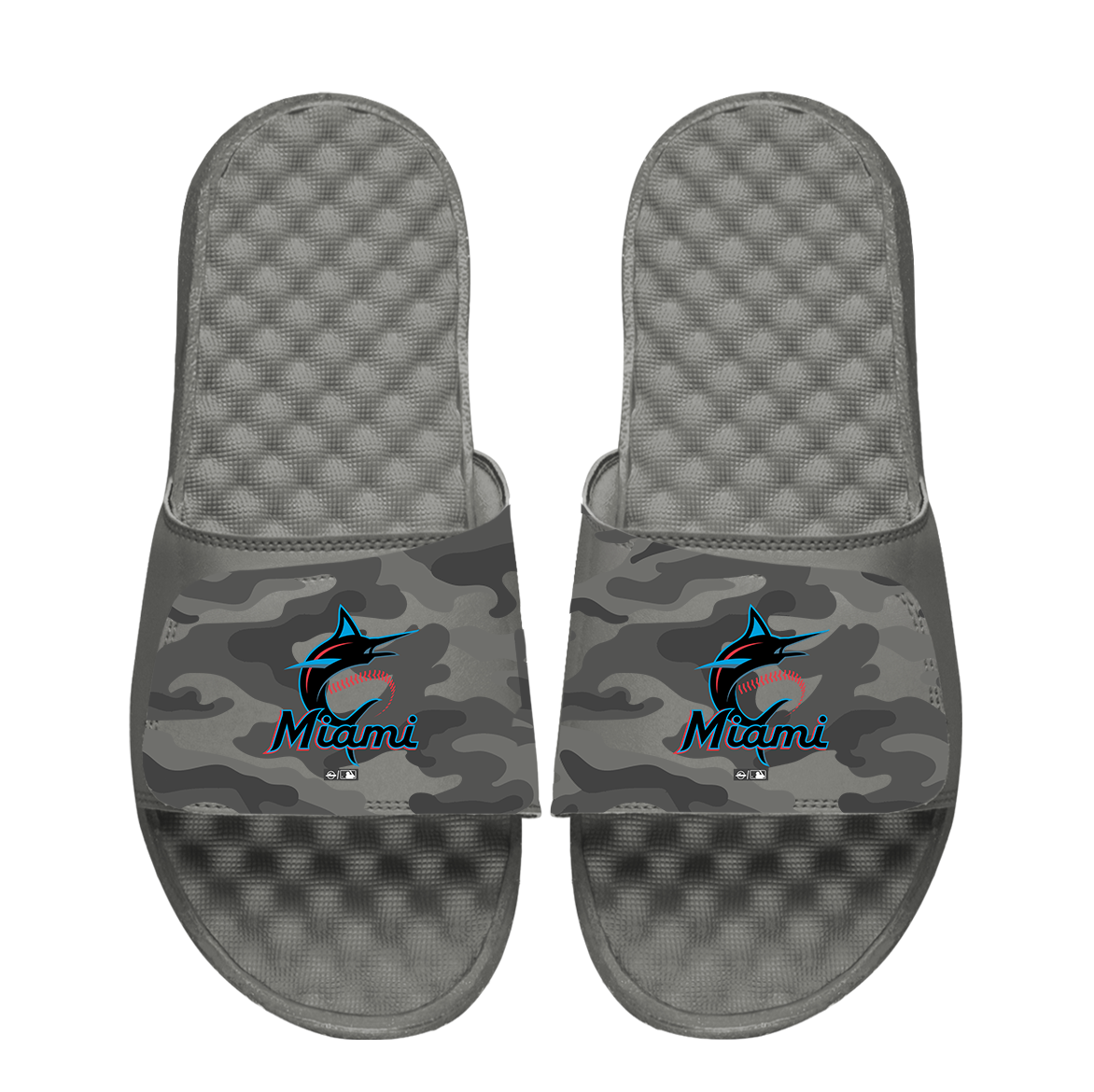 Miami Marlins Urban Camo Slides 1