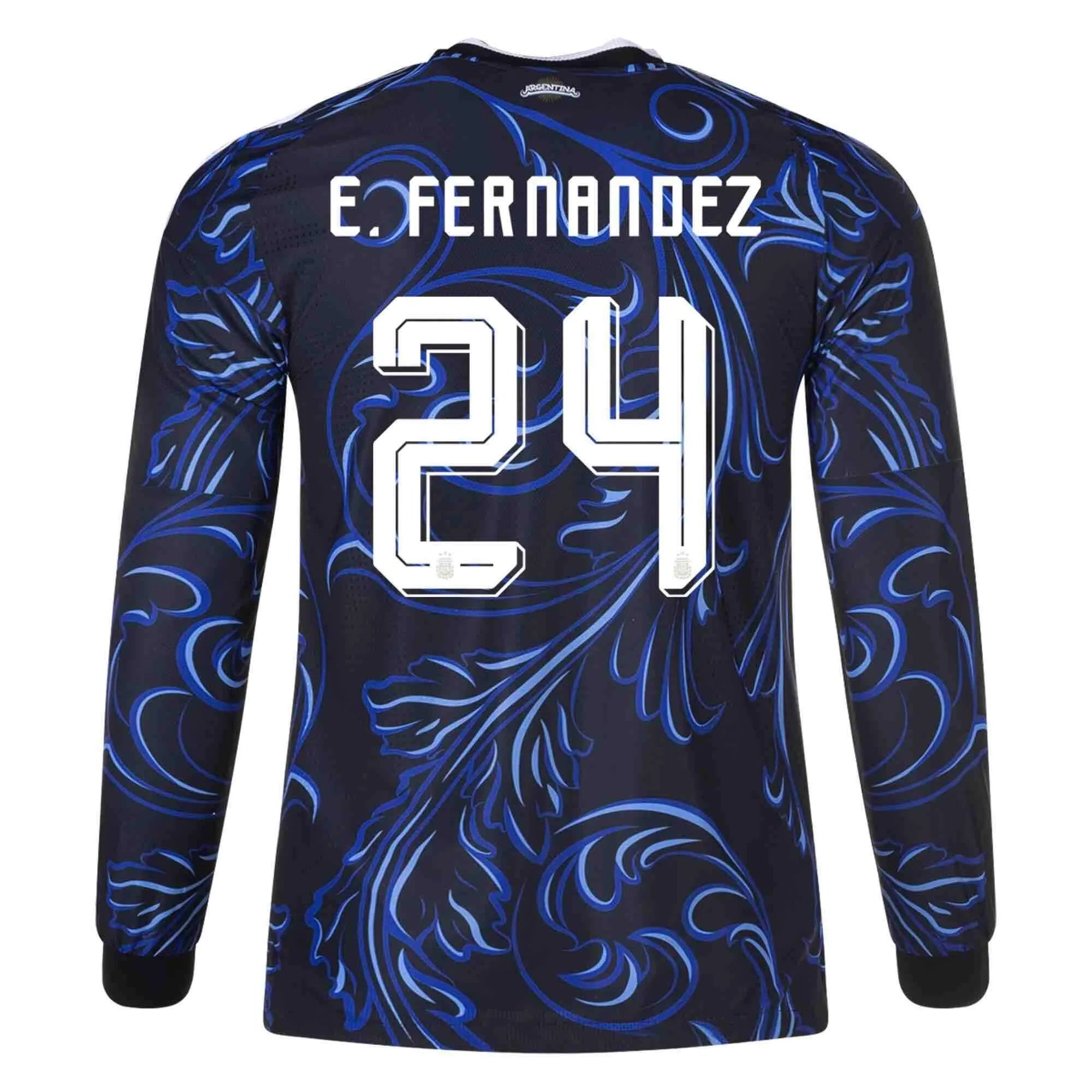 adidas 2026 Argentina Men's Authentic Away Long-Sleeve Soccer Jersey 11