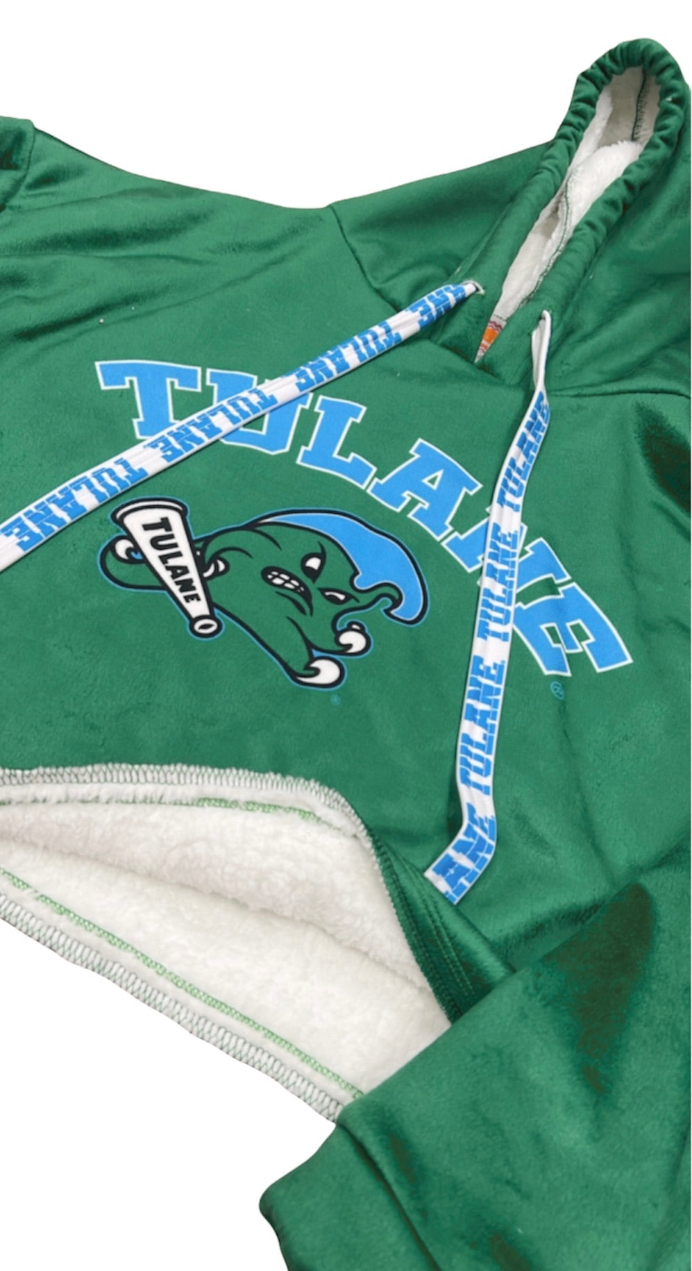 Tulane Varsity Furry Hoodie | lojobands 5