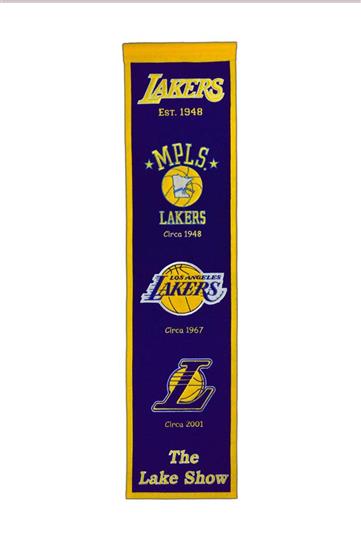 Los Angeles Lakers NBA Heritage Banner 1