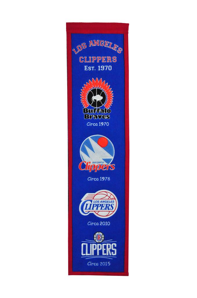 Los Angeles Clippers NBA Basketball Heritage Banner 1