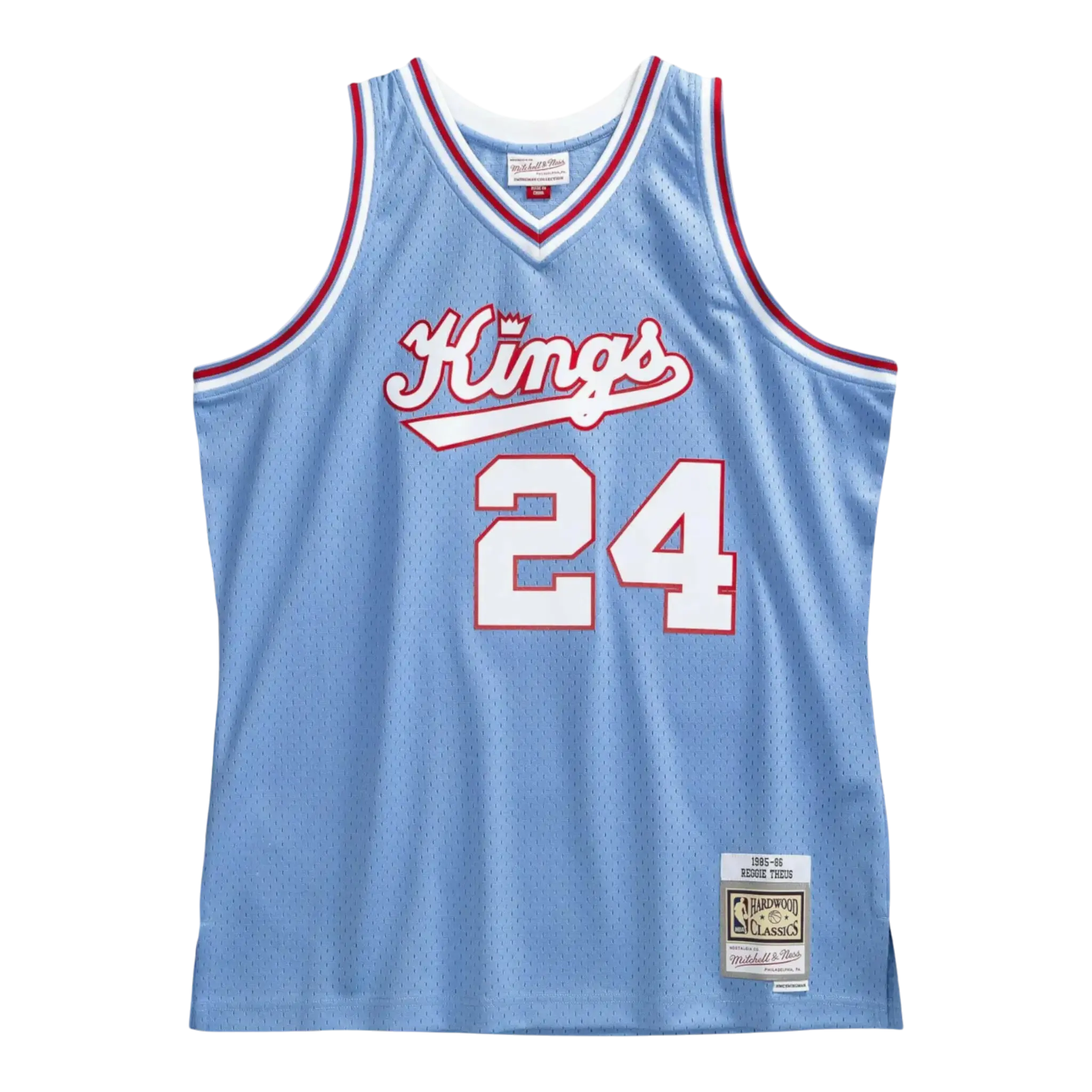 Mitchell & Ness Sacramento Kings 1985-86 Reggie Theus Men Jersey Powder Blue 1
