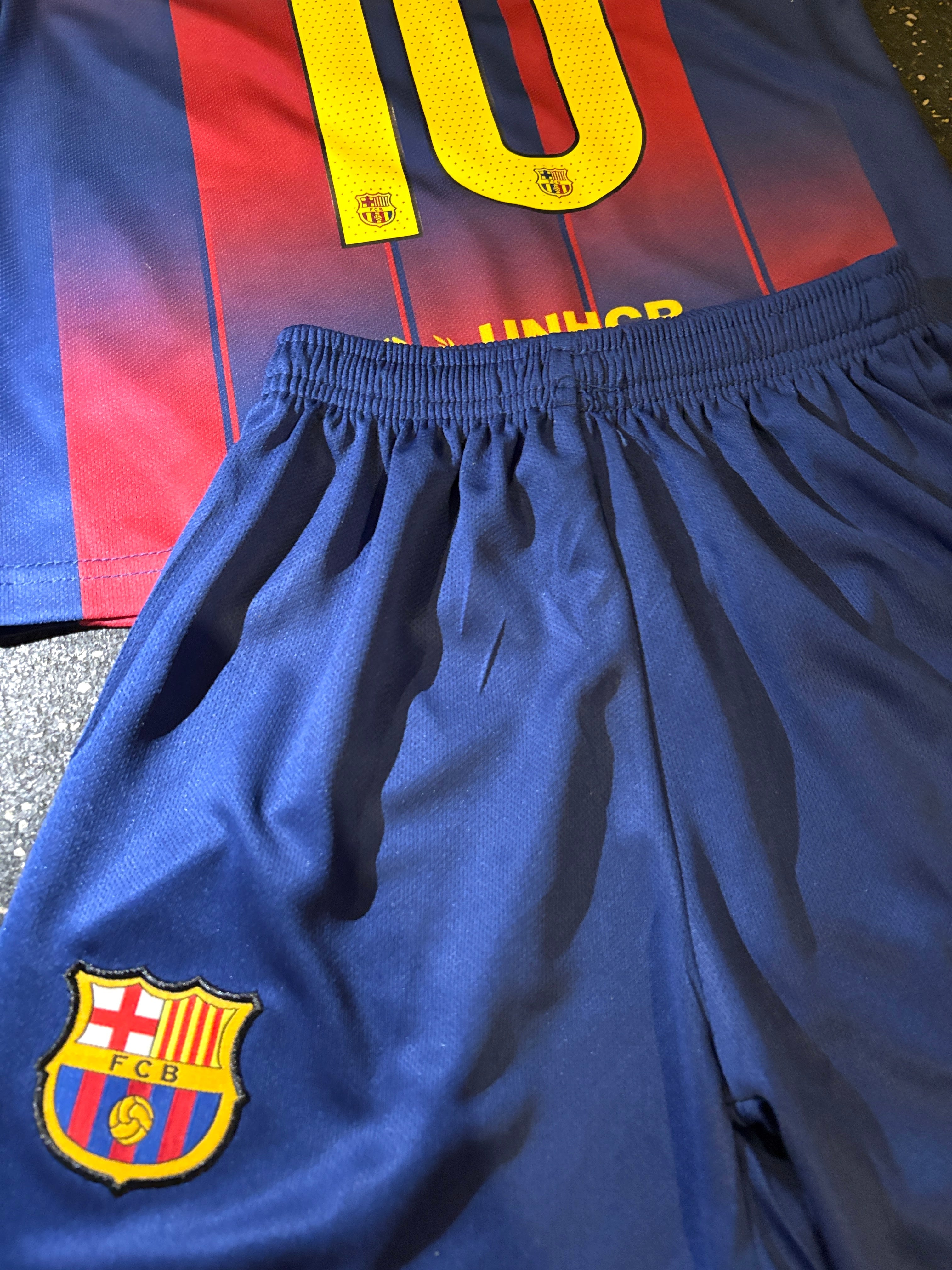 Lamine Yamal Barcelona Soccer Jersey Kids Toddler & Youth Sizes 3