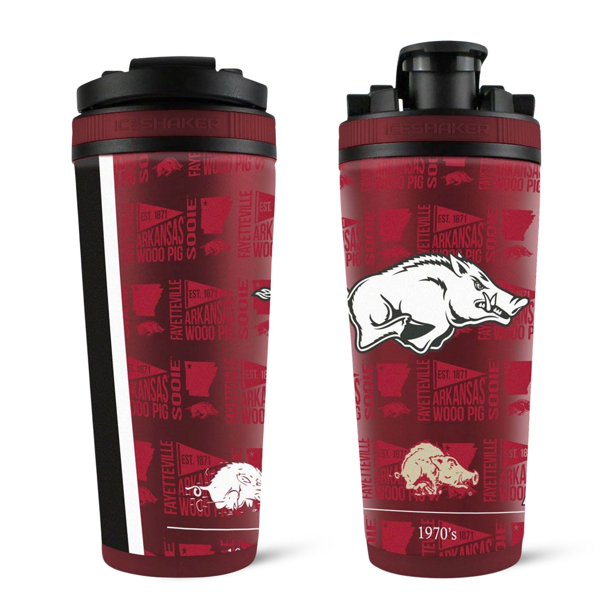 The College Vault - University of Arkansas 4D Ice Shaker 1