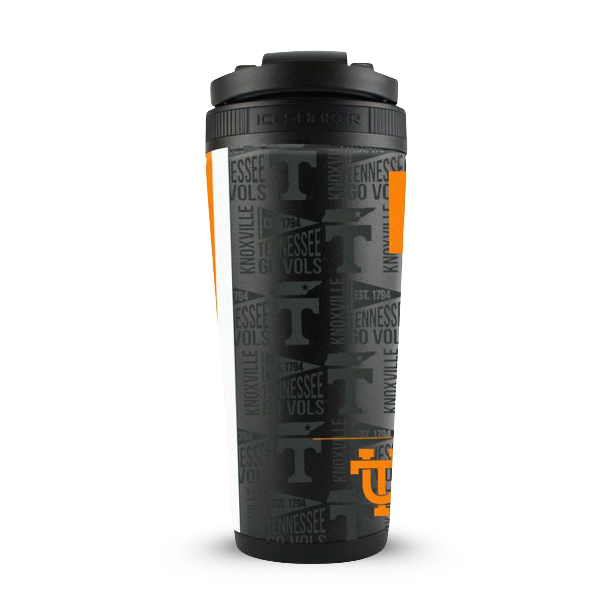 The College Vault: Tennessee Volunteers 4D Ice Shaker - Black 3