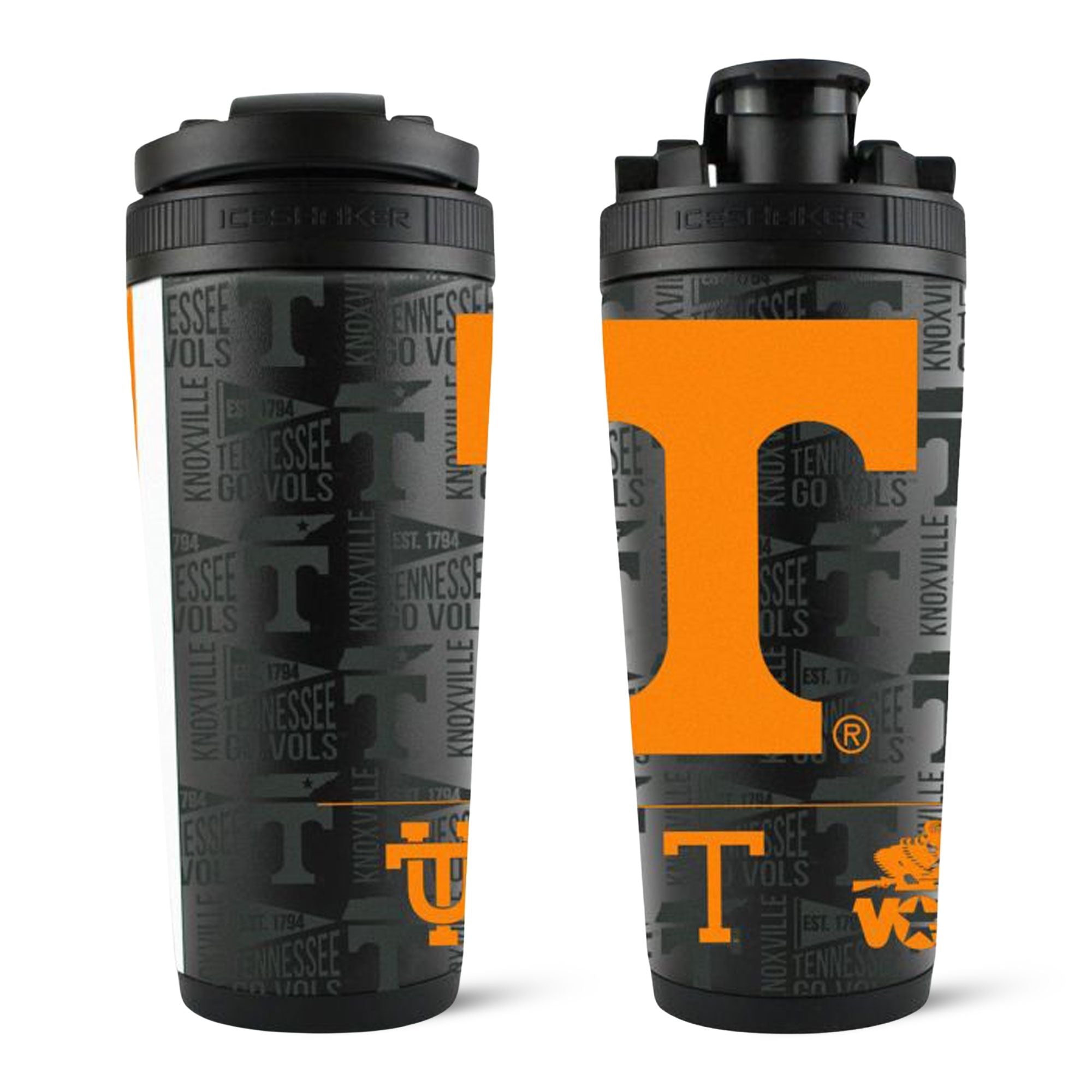 The College Vault: Tennessee Volunteers 4D Ice Shaker - Black 1