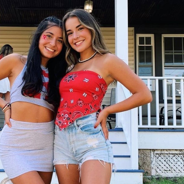 Rutgers Bandana Top | lojobands