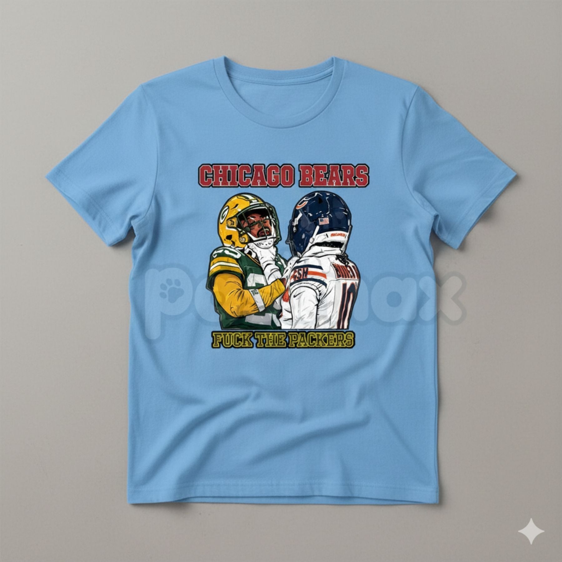 Chicago Bears Rivalry Clash T-Shirt - Gameday Football Pride Graphic Tee, Chicago vs. Everybody Fan Apparel, Classic North Midway Rivalry Shirt 3