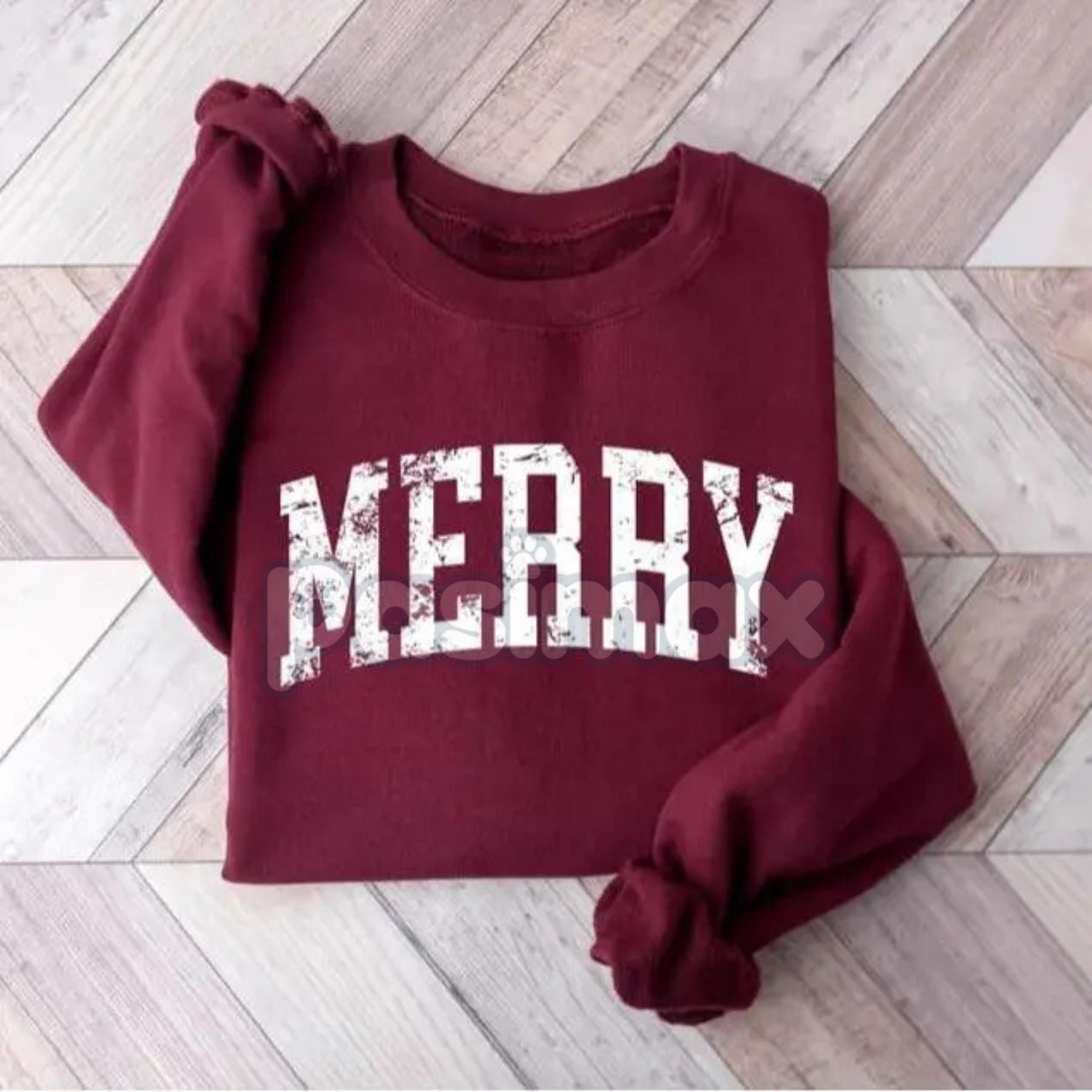 Merry Sweatshirt – Simple Holiday Crewneck Sweater 4