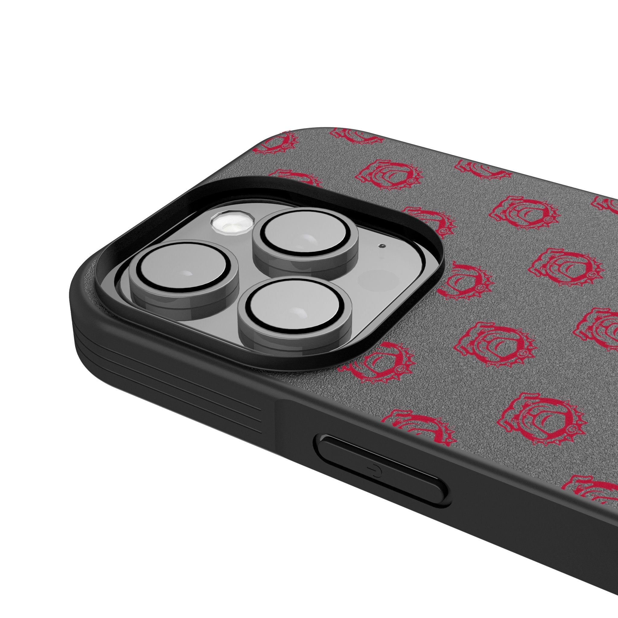 University of Georgia Bulldogs Uga Fashion Pattern Bump Phone Case for Apple iPhone 4