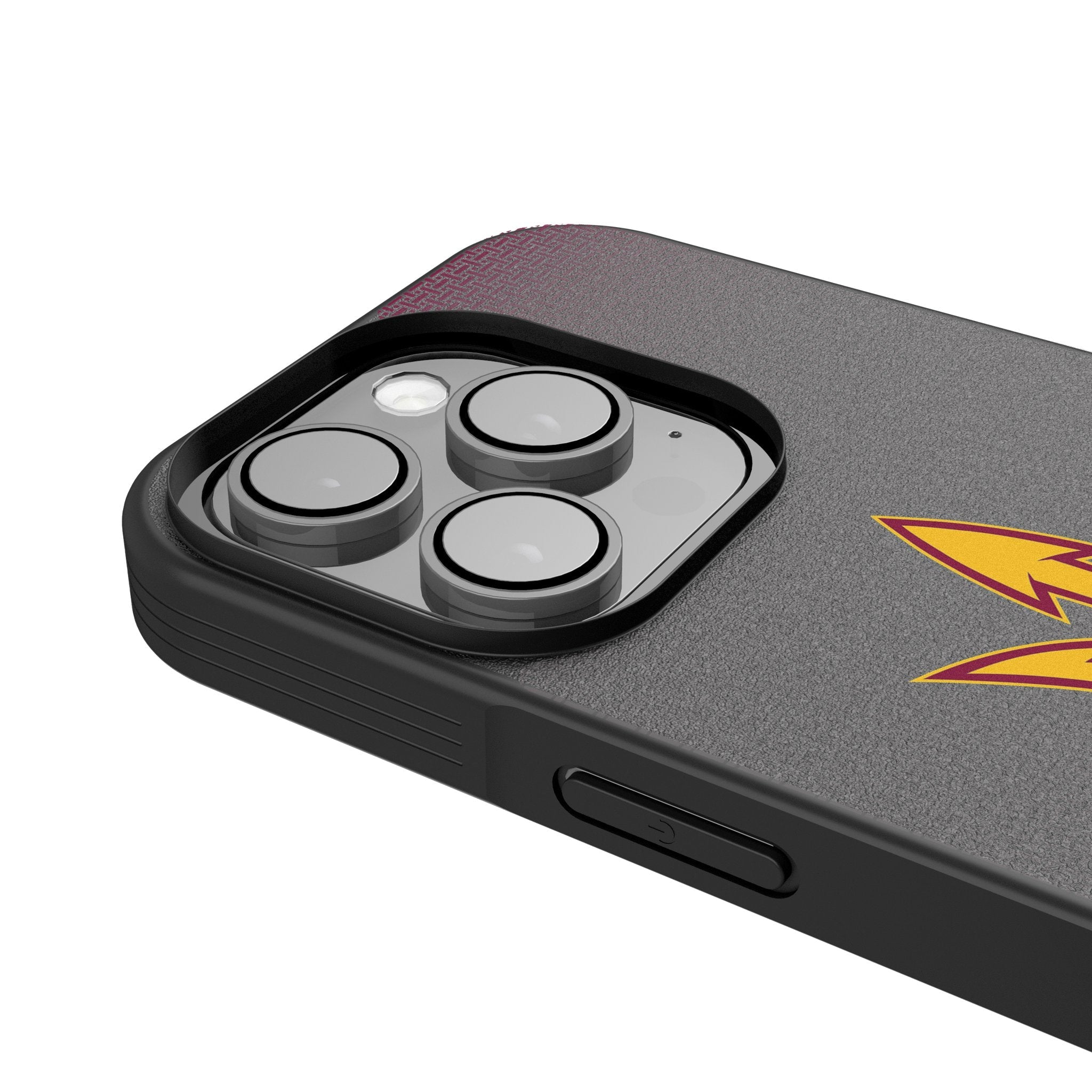 Arizona State University Sun Devils Linen Bump Phone Case for Apple iPhone 4