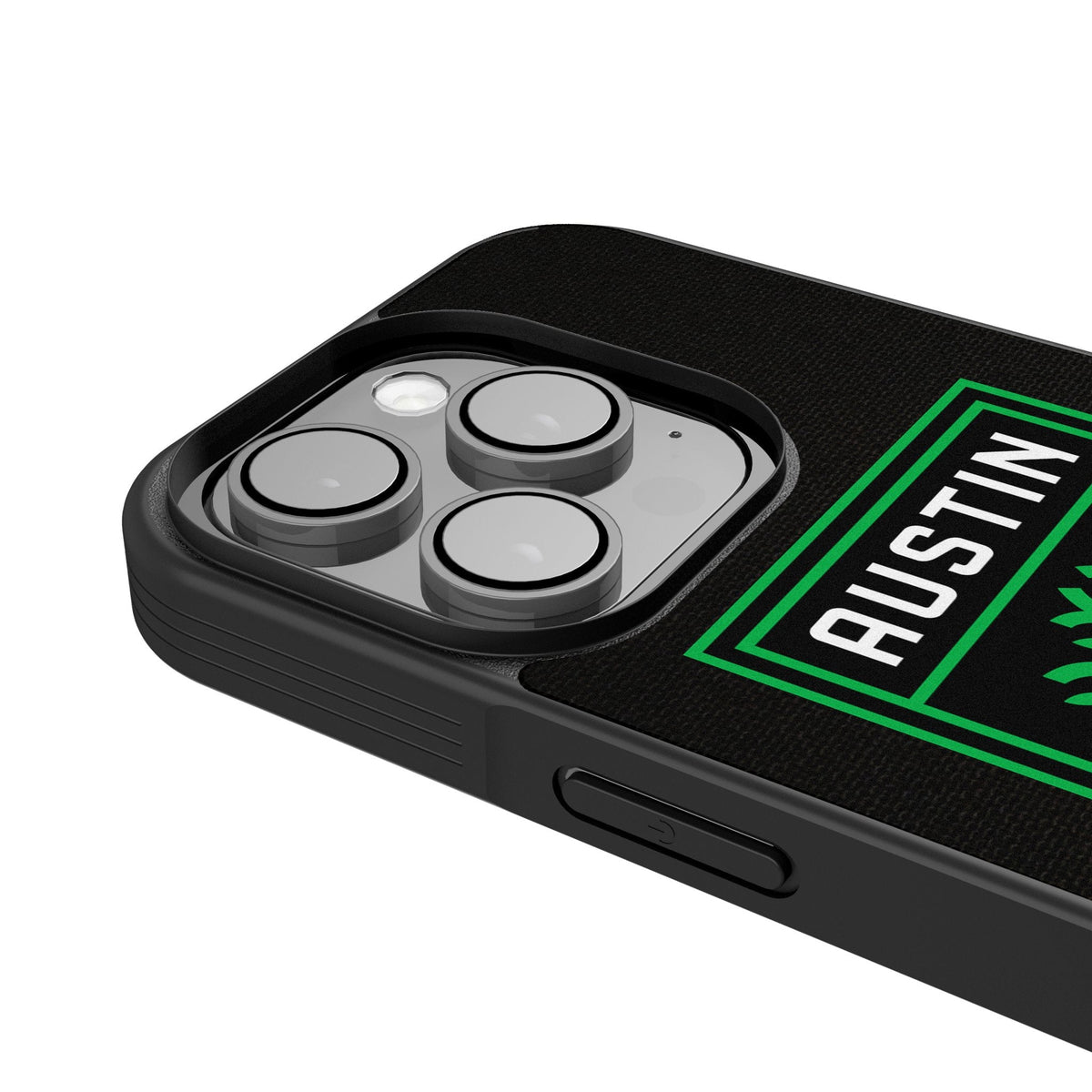 Austin FC Personalized Stripe Bump Phone Case for Apple iPhone 4