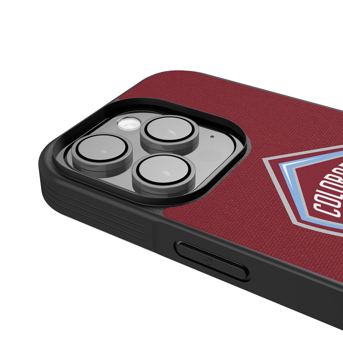 Colorado Rapids Personalized Stripe Bump Phone Case for Apple iPhone 4