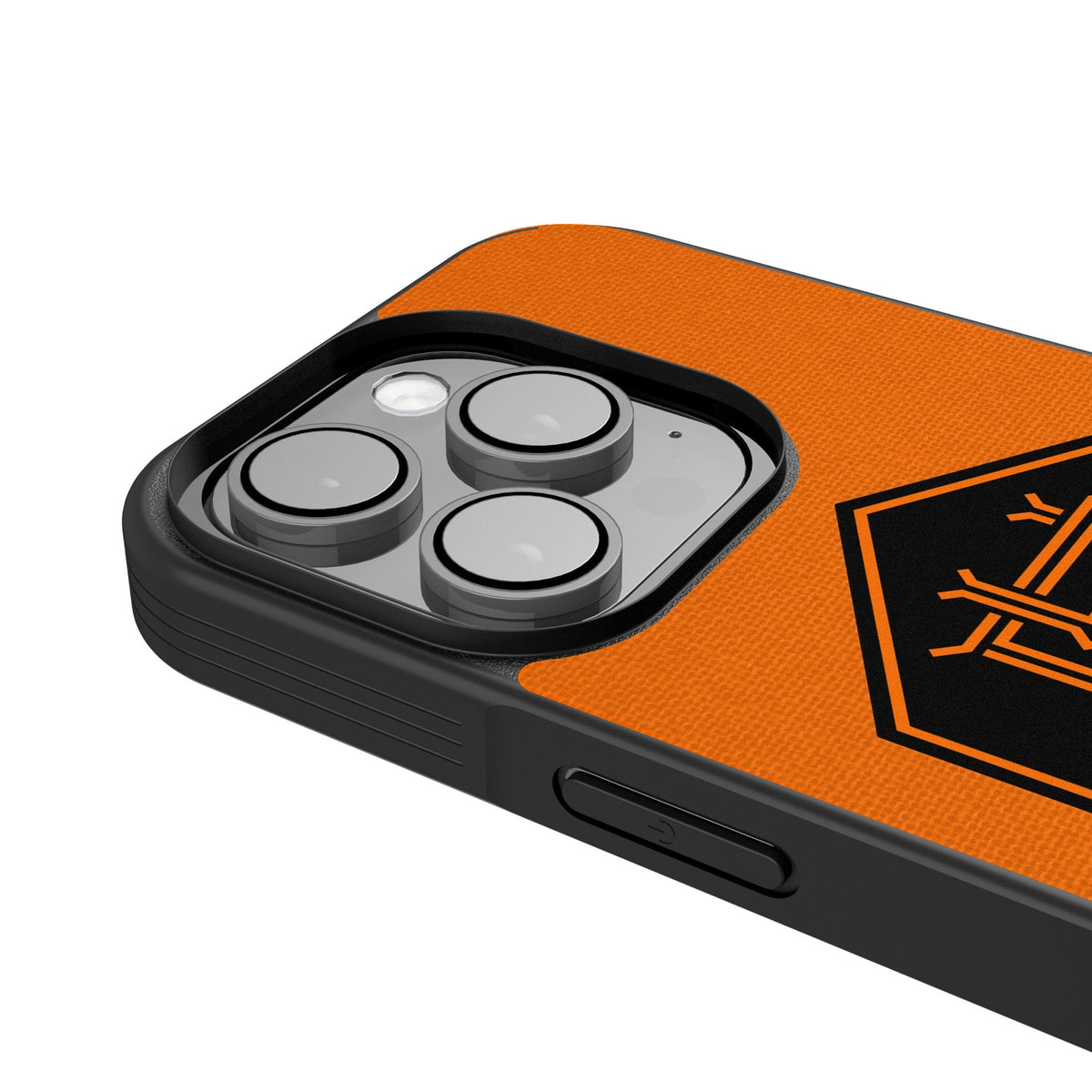Houston Dynamo Personalized Stripe Bump Phone Case for Apple iPhone 4