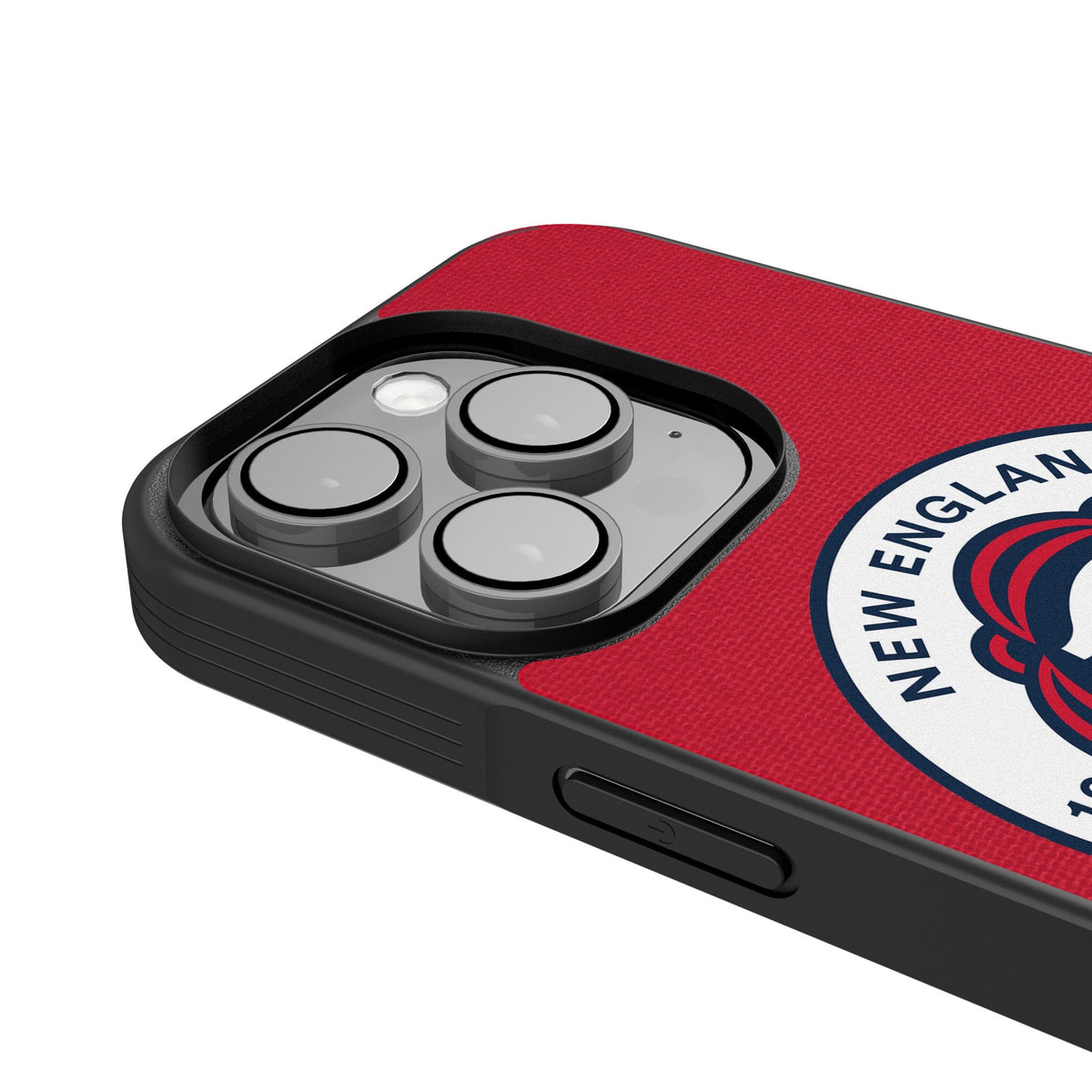New England Revolution Personalized Stripe Bump Phone Case for Apple iPhone 4