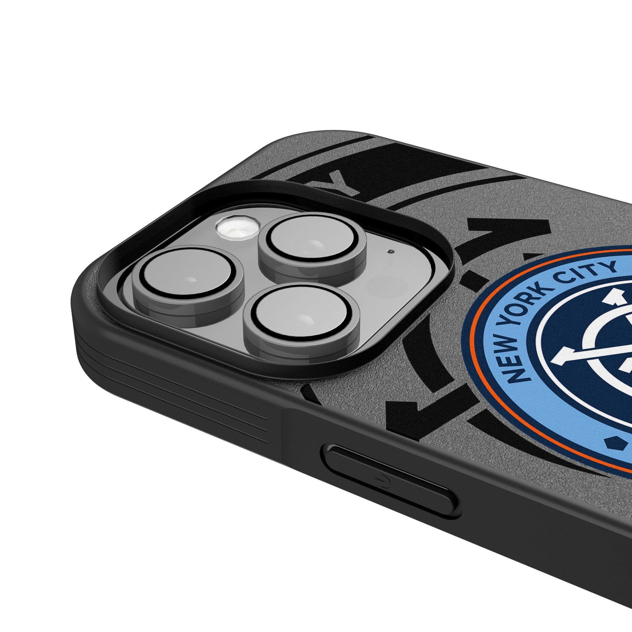 New York City FC Personalized Tilt Bump Phone Case for Apple iPhone 4