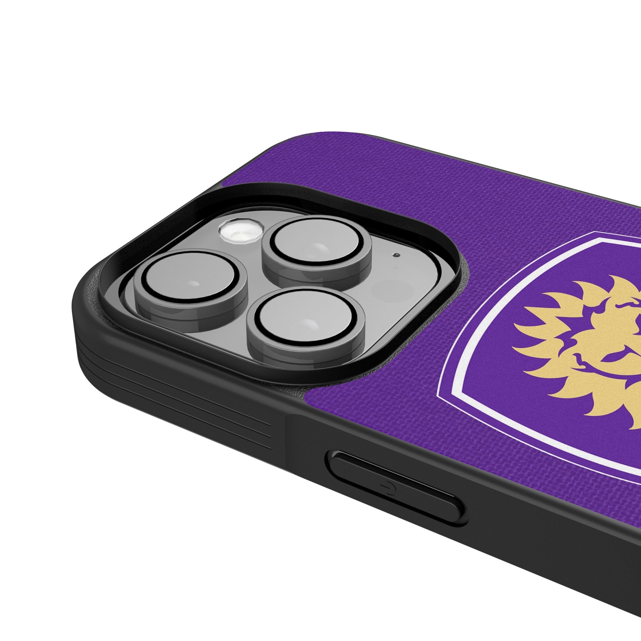 Orlando City Soccer Club Personalized Stripe Bump Phone Case for Apple iPhone 4