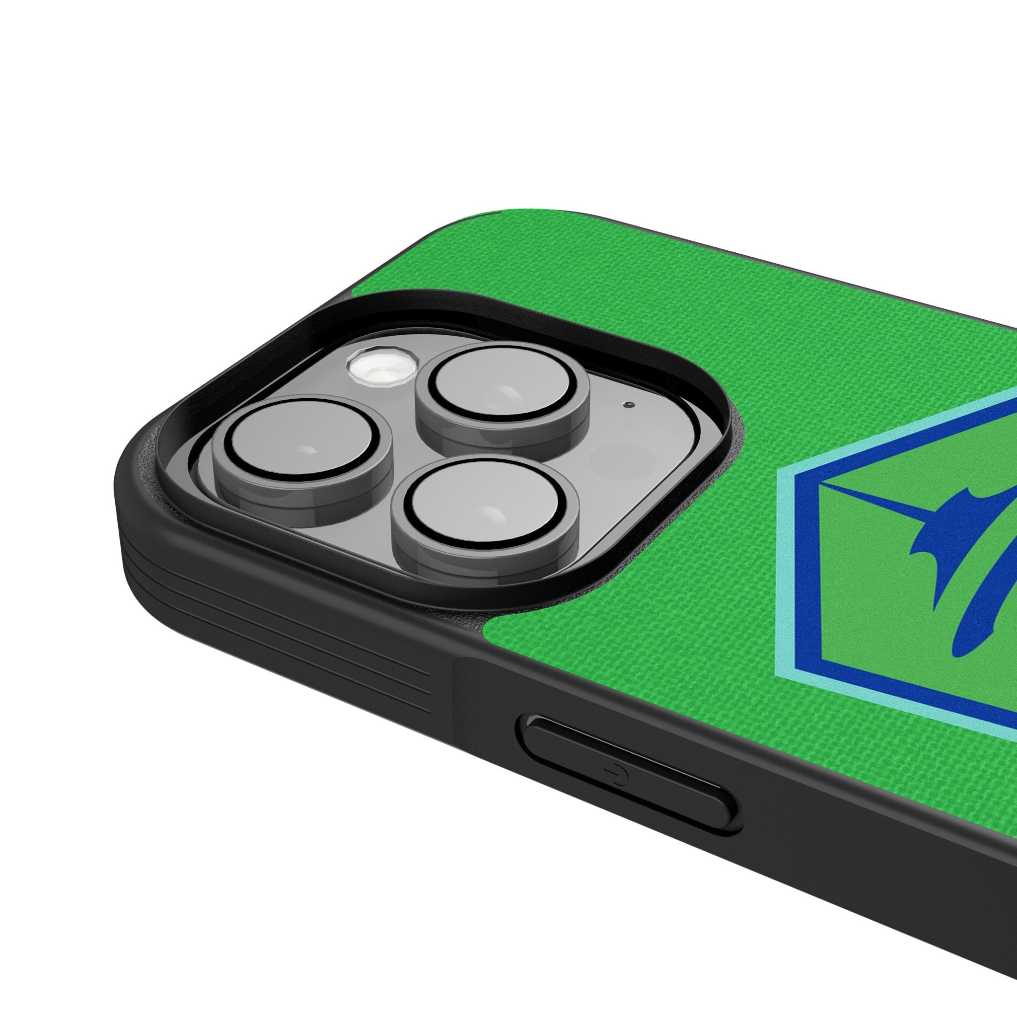 Seattle Sounders FC Personalized Stripe Bump Phone Case for Apple iPhone 4