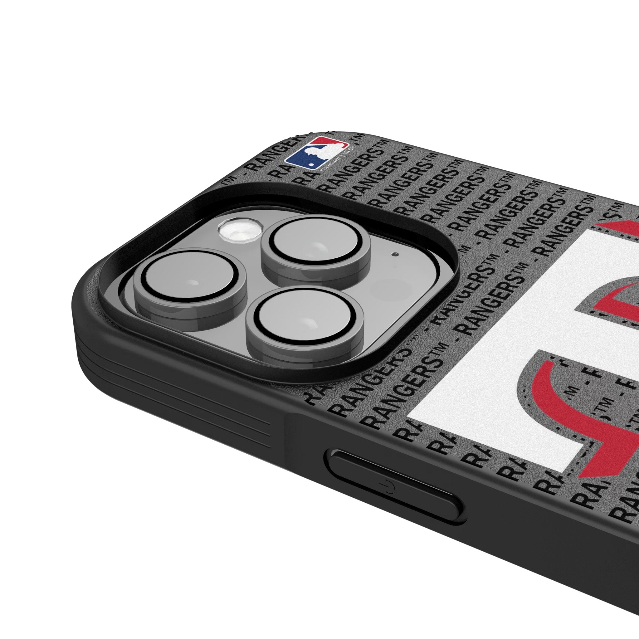 Texas Rangers Text Backdrop Bump Phone Case for Apple iPhone 4