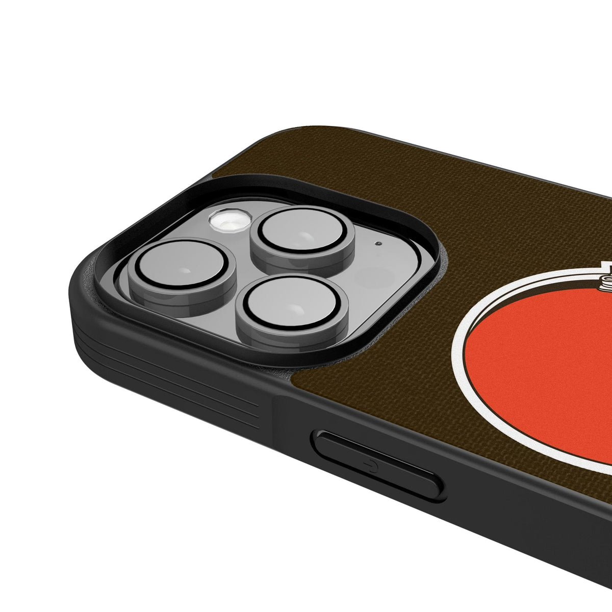 Cleveland Browns Stripe Bump Phone Case for Apple iPhone 4
