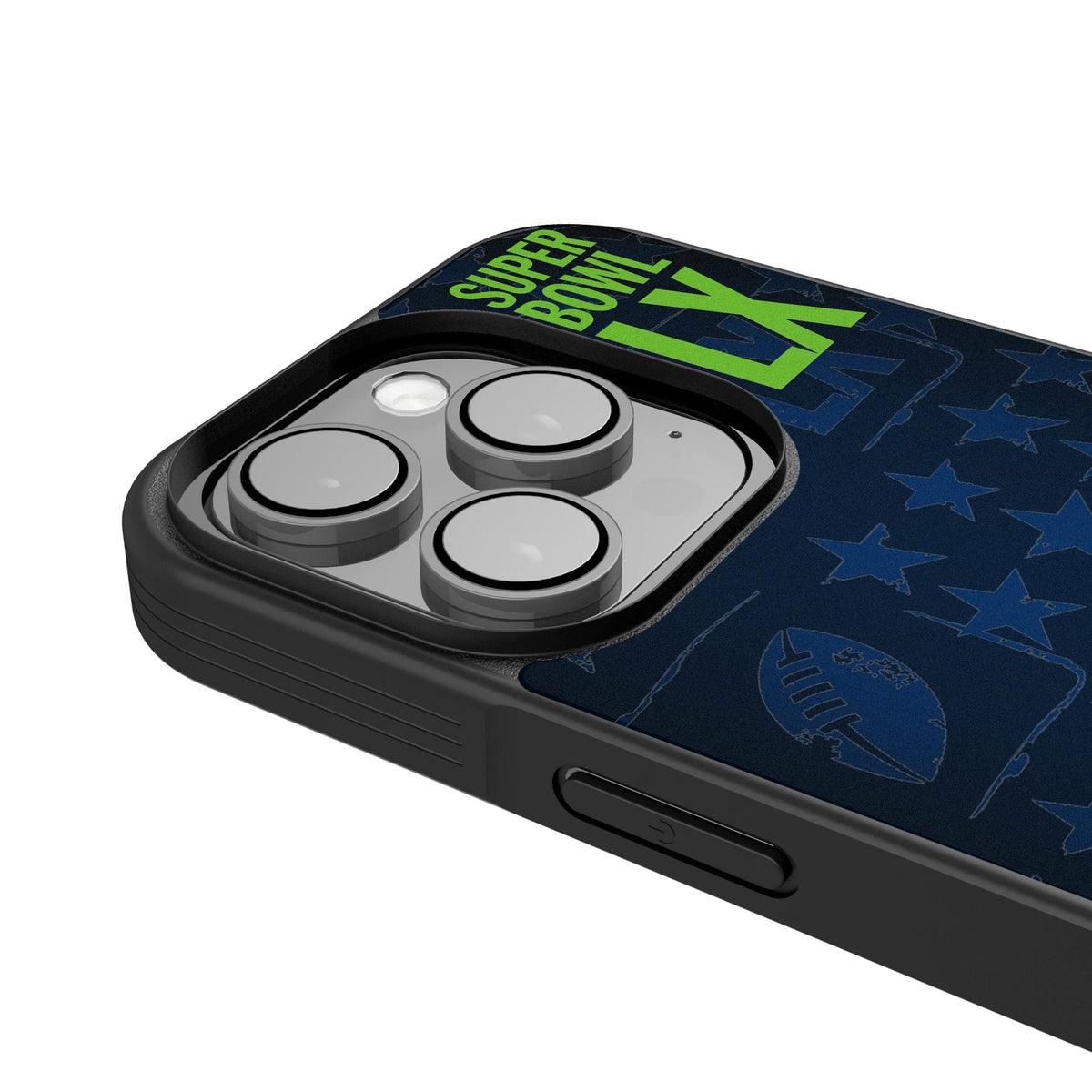 Seattle Seahawks 2026 Super Bowl Bump Phone Case for Apple iPhone 4