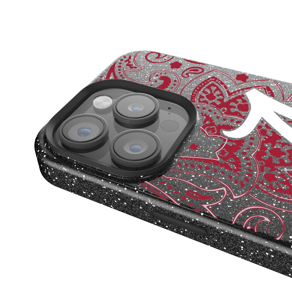 University of Alabama Crimson Tide Script A Paisley Bling Phone Case 4