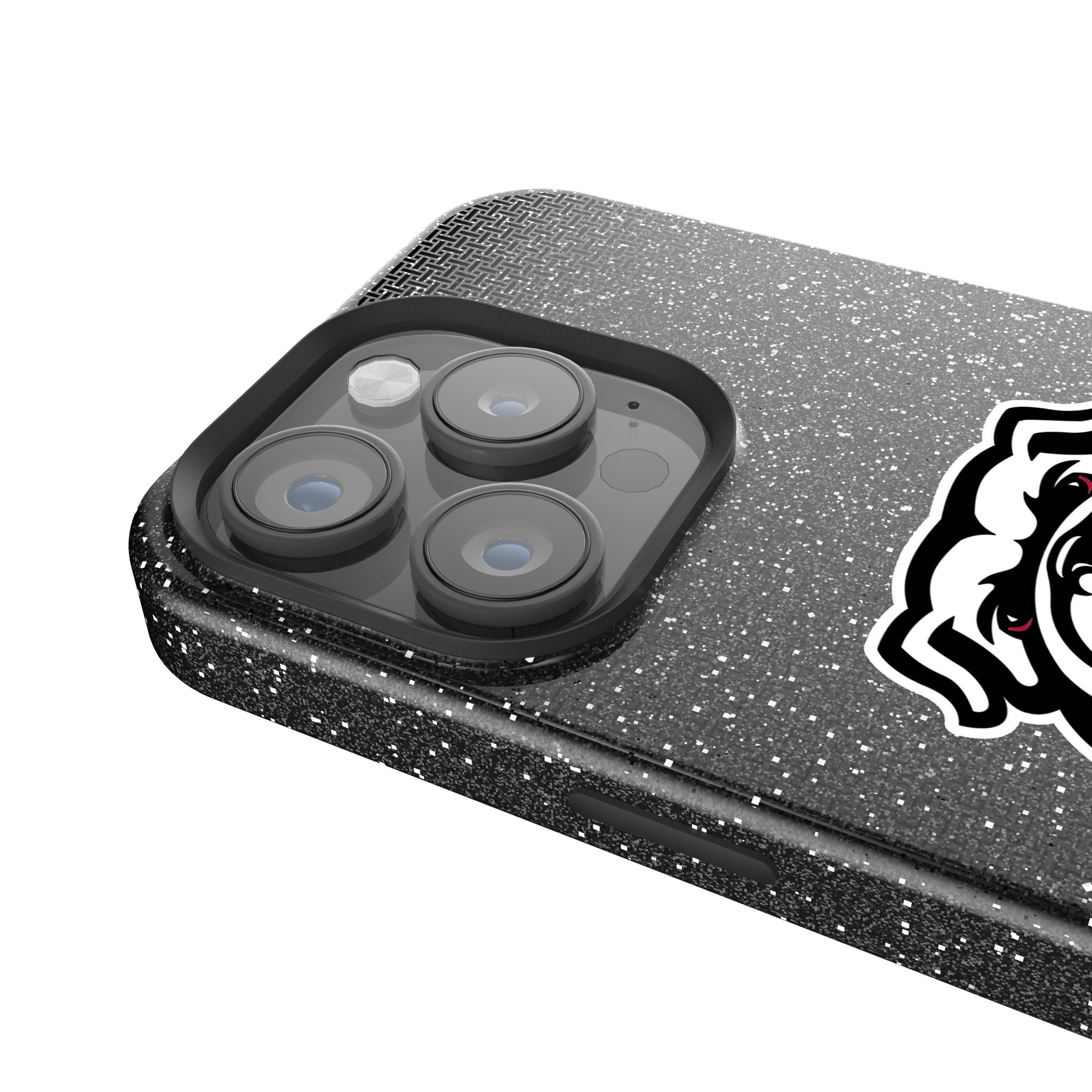 University of Georgia Bulldogs Uga Linen Bling Phone Case for Apple iPhone 4