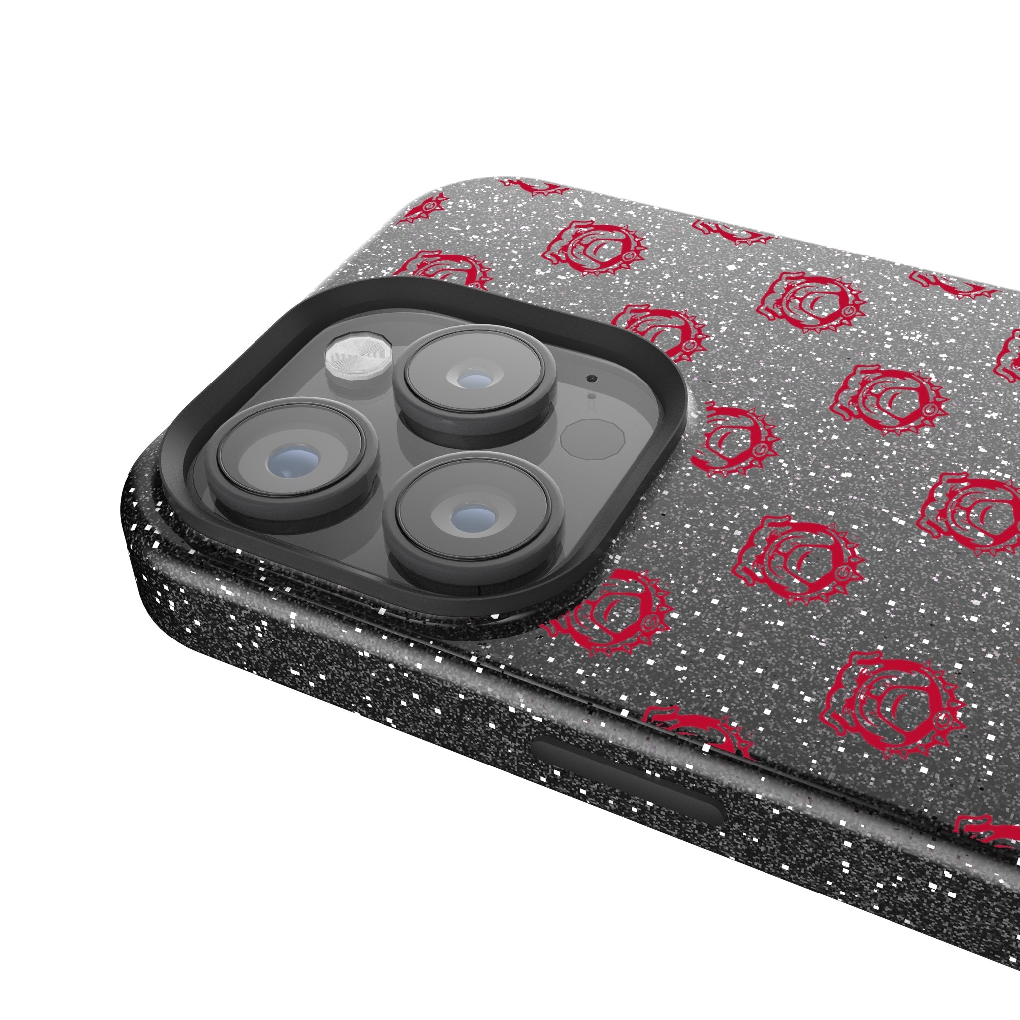 University of Georgia Bulldogs Uga Fashion Pattern Bling Phone Case for Apple iPhone 4