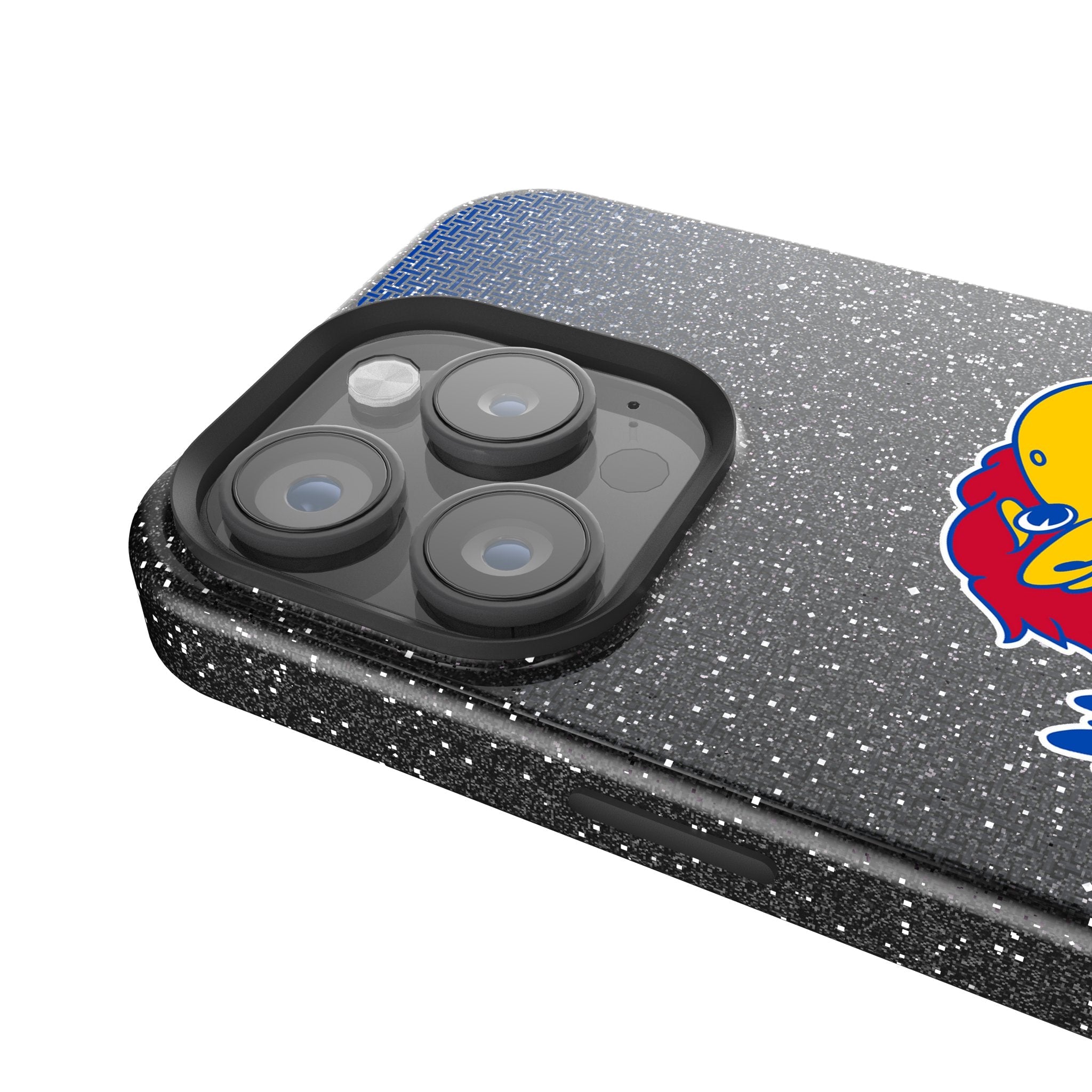 University of Kansas Jayhawks Linen Bling Phone Case for Apple iPhone 4