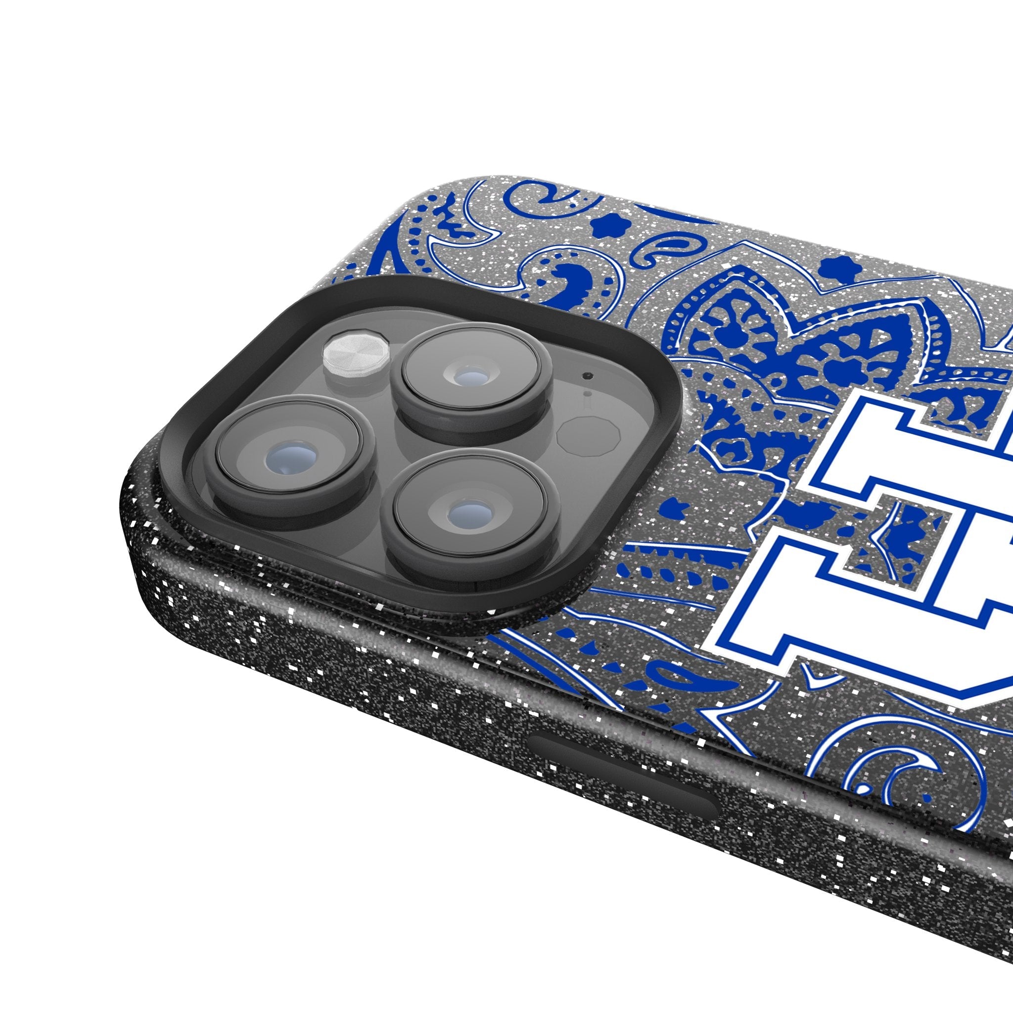 University of Kentucky Wildcats Paisley Bling Phone Case 4