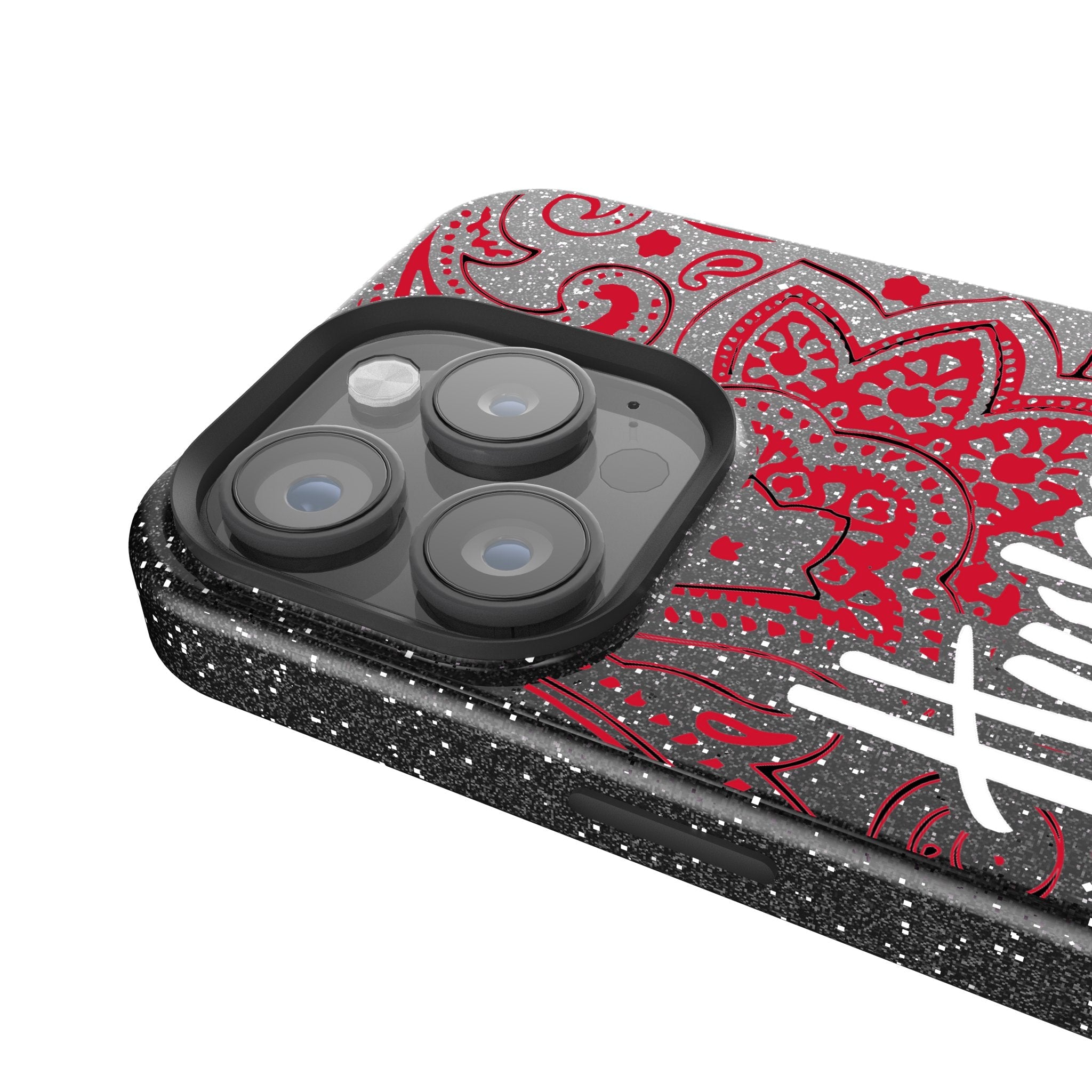 University of Nebraska Huskers Paisley Bling Phone Case 4
