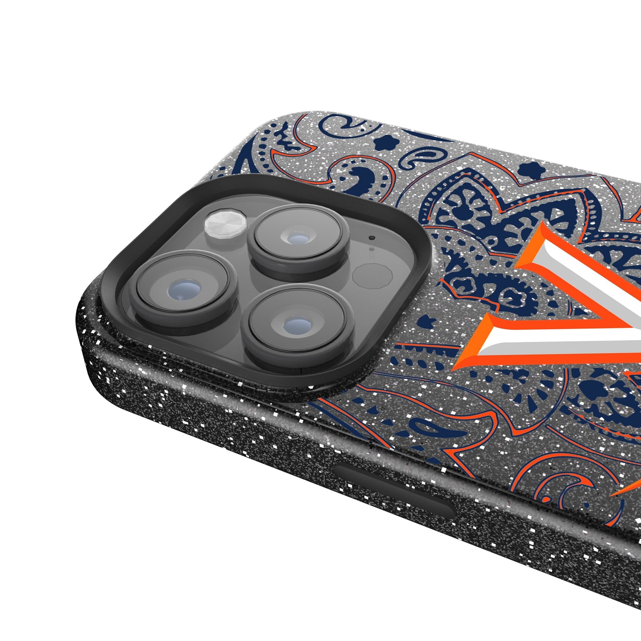 University of Virginia Cavaliers Paisley Bling Phone Case 4