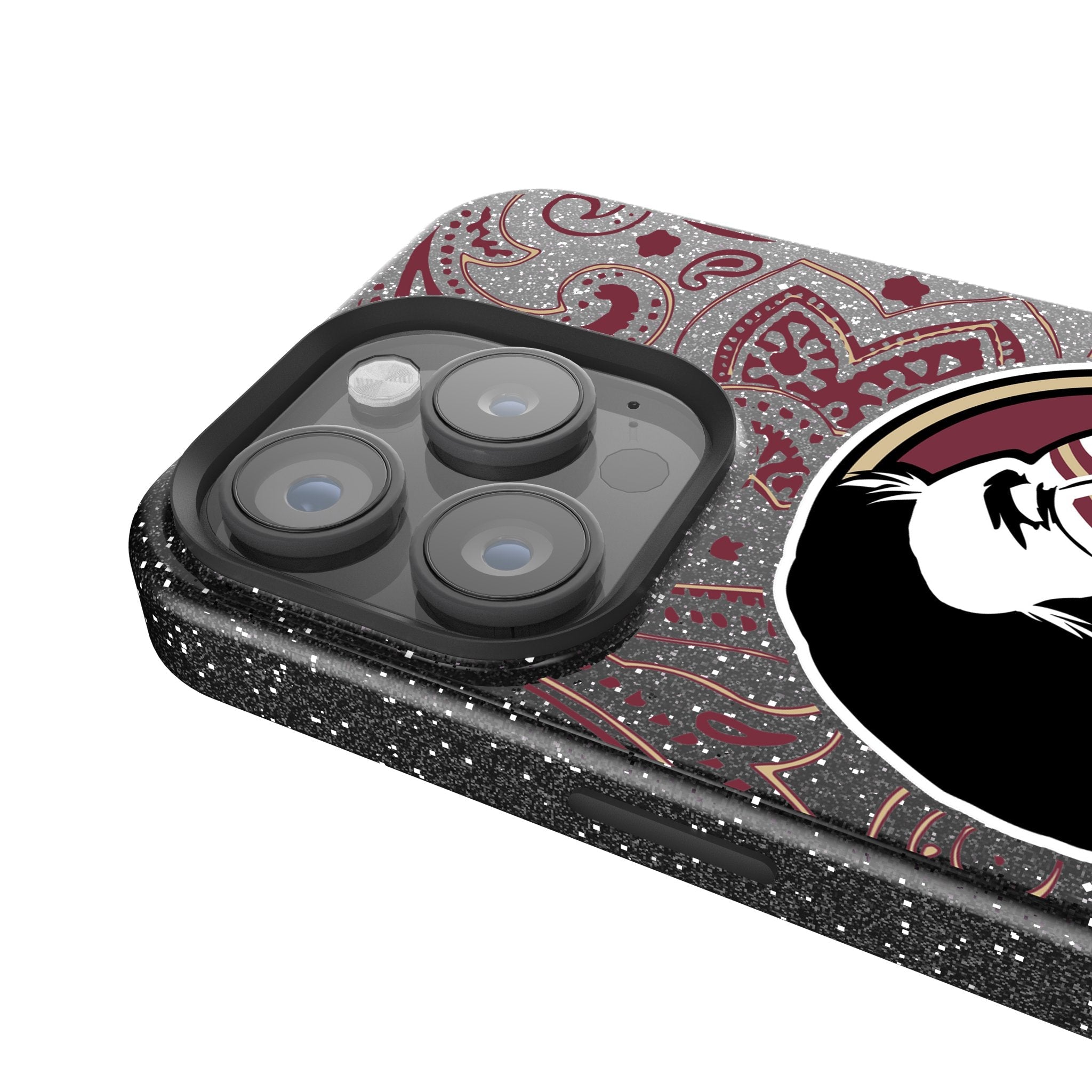 Florida State University Seminoles Paisley Bling Phone Case 4