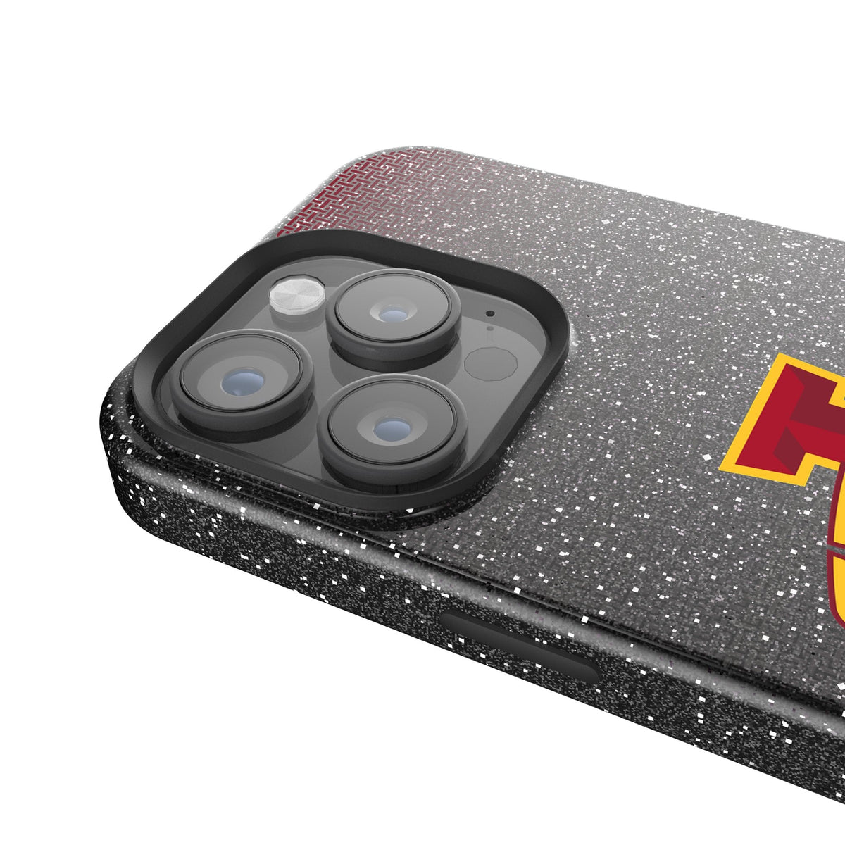 Iowa State University Cyclones Linen Bling Phone Case for Apple iPhone 4