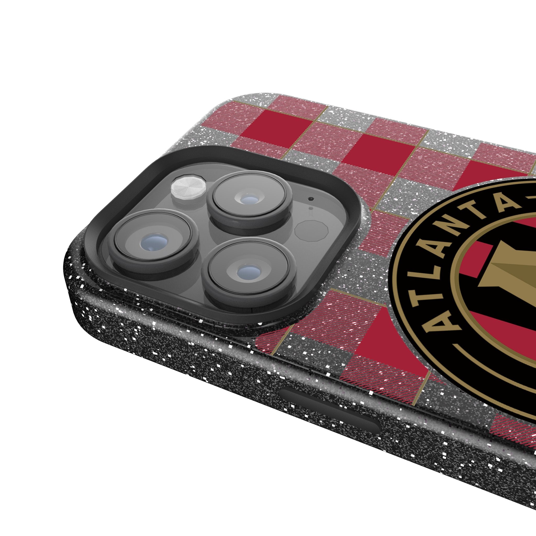 Atlanta United FC  Plaid Bling Phone Case 4