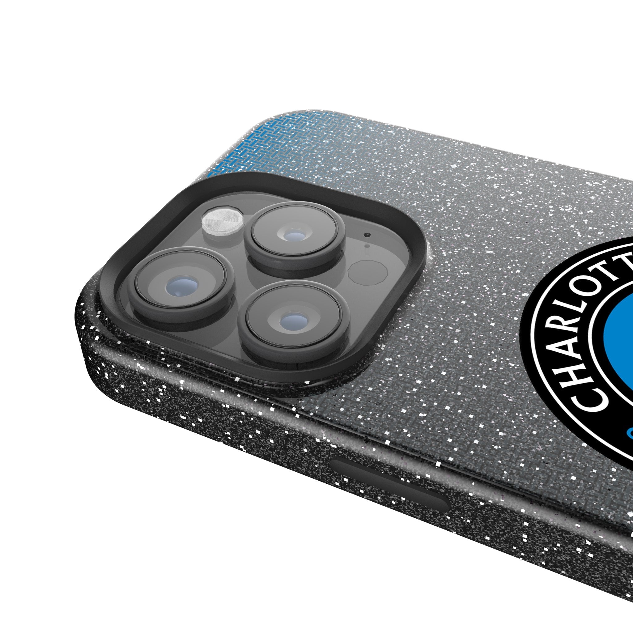 Charlotte FC Linen Bling Phone Case for Apple iPhone 4
