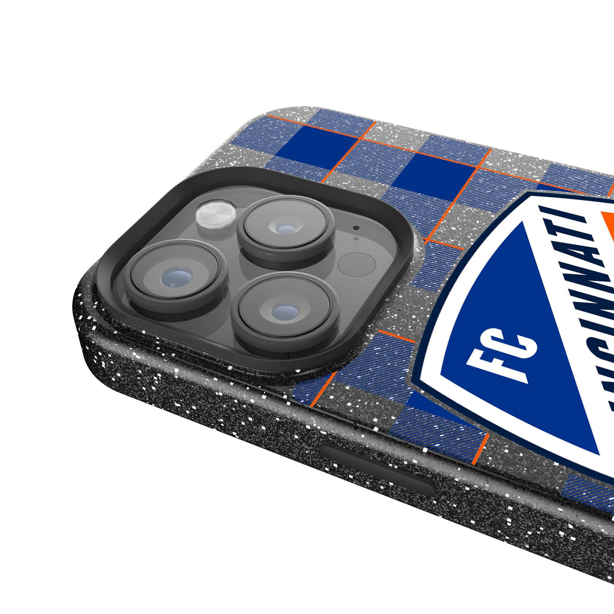 FC Cincinnati  Plaid Bling Phone Case 4