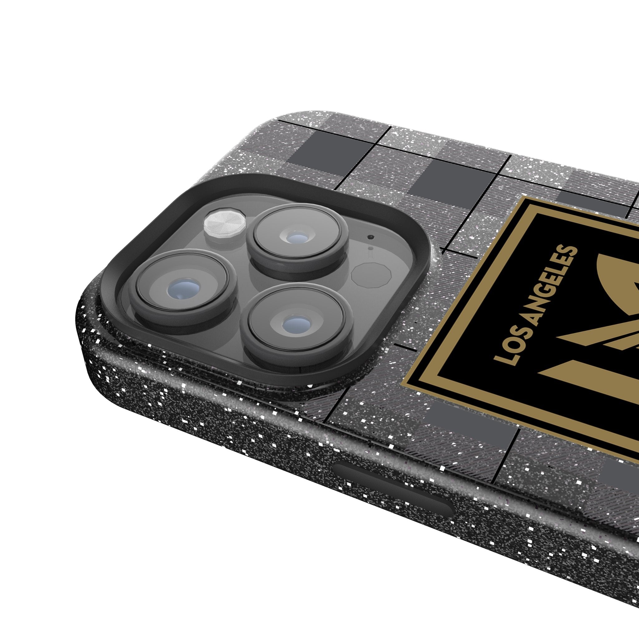 Los Angeles Football Club   Plaid Bling Phone Case 4