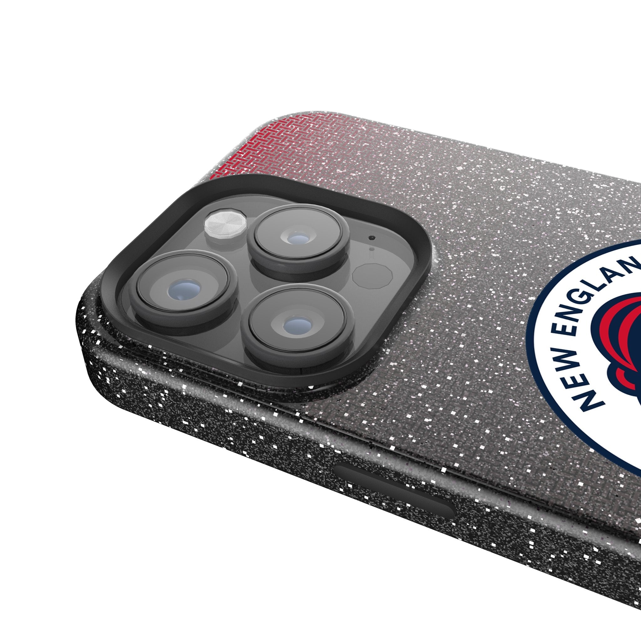 New England Revolution Linen Bling Phone Case for Apple iPhone 4