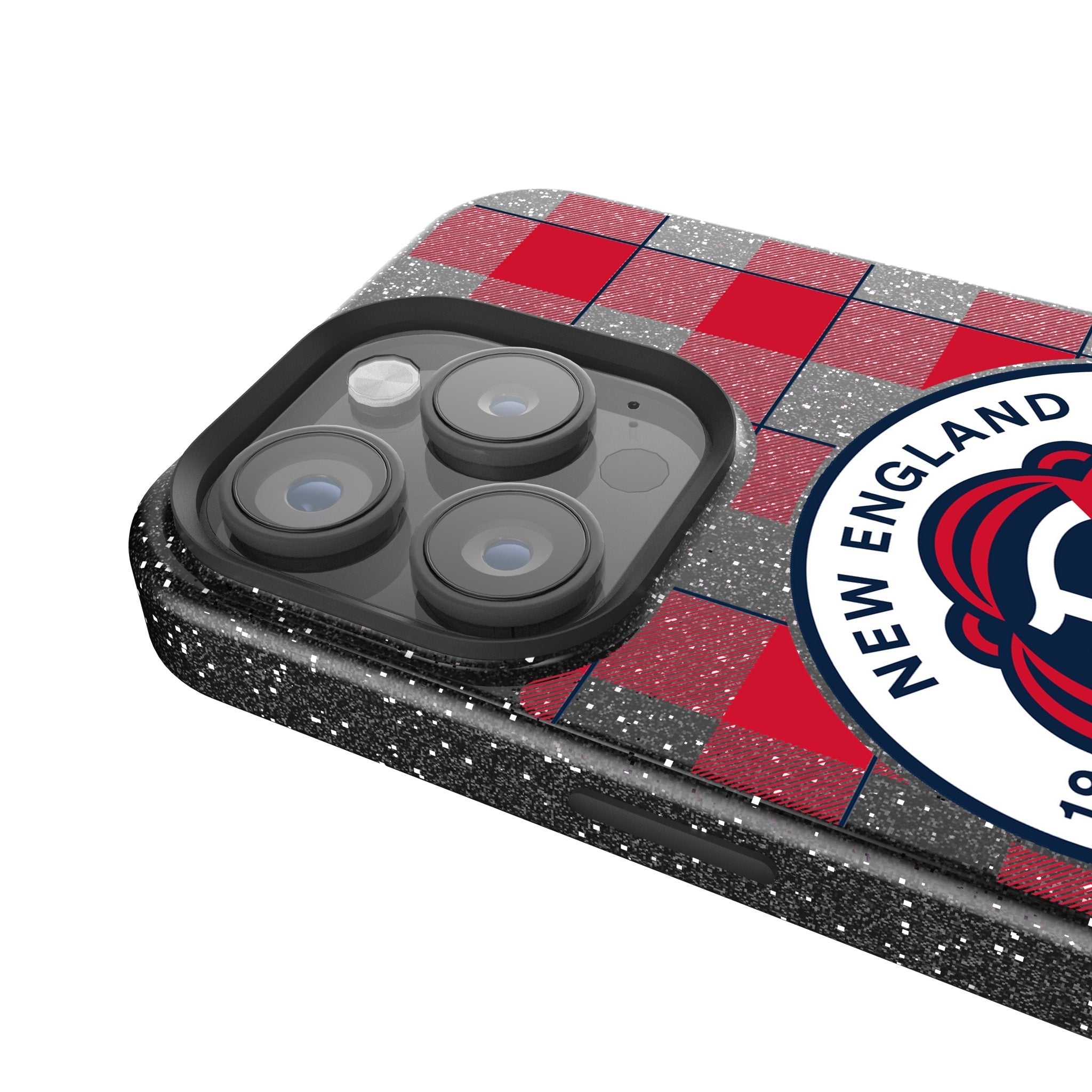 New England Revolution  Plaid Bling Phone Case 4