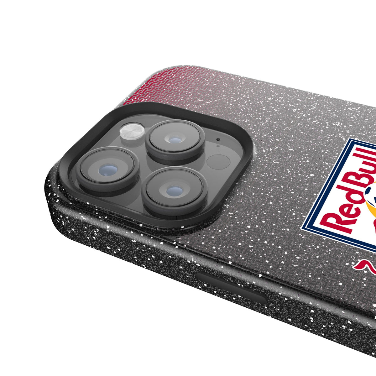 New York Red Bulls Linen Bling Phone Case for Apple iPhone 4