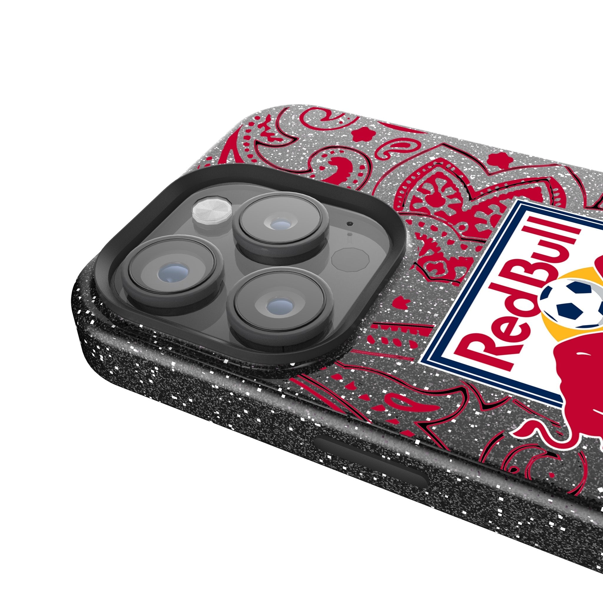New York Red Bulls  Paisley Bling Phone Case 4
