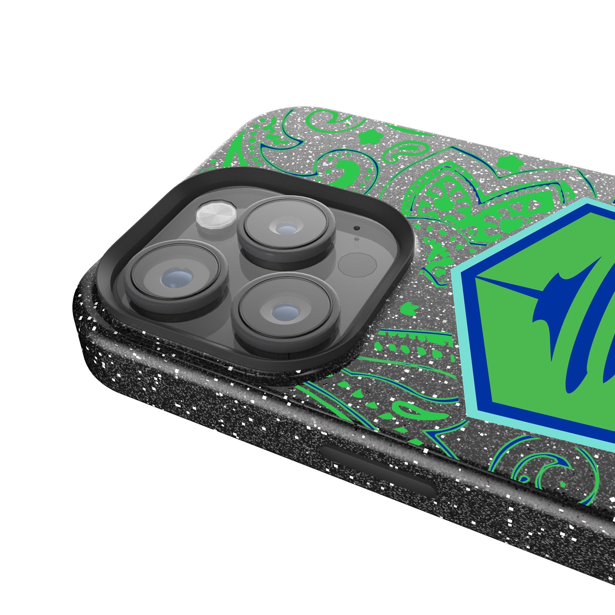Seattle Sounders FC   Paisley Bling Phone Case 4